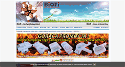Desktop Screenshot of biofi.pl